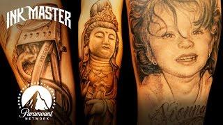 Best Tattoos of Ink Master (Season 1) | Child Portraits & Photorealism