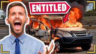 r/EntitledParents | "YOU DESTROYED MY CAR!?"