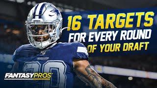 The Top 16 Targets for Every Round of Your Draft (2021 Fantasy Football)