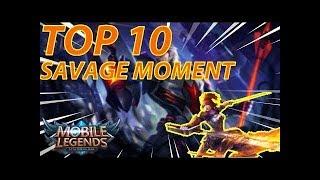 TOP 10 SAVAGE MOMENT | [E.P.1] MLBB.