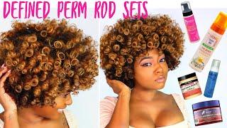 Top Curl Defining Products for Natural Hair | Best Perm + Flexi Rod Set Definition Stylers