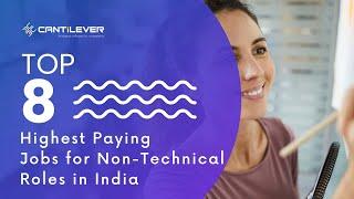 Highest paying non-technical jobs in India | Top 8 Highest paying non technical jobs