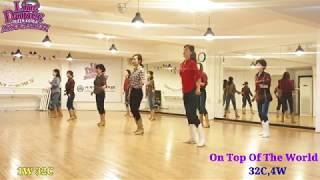 On Top Of The World Line Dance (Absolute Beginner) Simon Ward Demo l 라인댄스