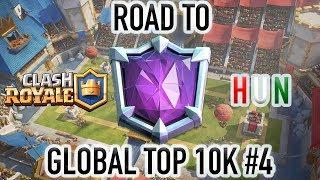 2.6 HOG CYCLE LESZ AZ ÚJ META?! - Road To Global Top 10K #4 - Clash Royale Magyarul