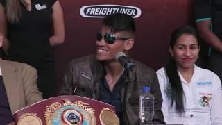 Navarrete and Ancajas preview their fights and explain the importance of fighting in Mexico.