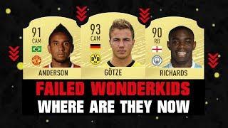 BIGGEST FAILED WONDERKIDS IN FIFA HISTORY WHERE ARE THEY NOW 