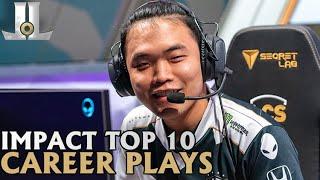 Impact Top 10 Career Plays | LoL esports