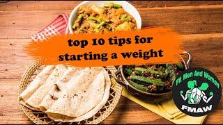 top 10 tips for starting a weight loss plan