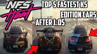 TOP 5 Fastest Cars - NEED FOR SPEED HEAT  (KS EDITION CARS)