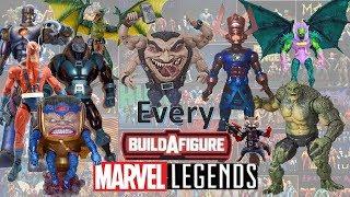 UPDATED: Every Marvel Legends BAF Build-a-Figure Toybiz and Hasbro Comparison List