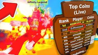 He got the BEST RANK and HIGHEST FORM in Roblox Ninja Legends!