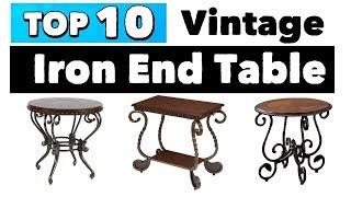 Best Vintage Wrought Iron End Tables