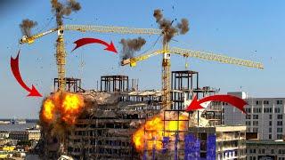 TOP 10 Dangerous Cranes Fails ! Heavy Equipment Gone Wrong Compilation