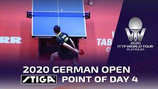 Xu Xin wins STIGA Point of Day 4 | 2020 German Open