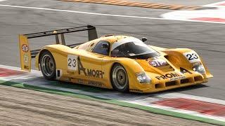 Nissan R90CK Group C in action at Monza Circuit!