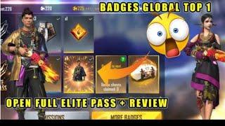 Fuji  Folklore NEW Elite Pass FULL Review - season 33 Elite pass Review - FREE FIRE @ VIP RAMU