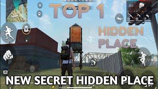 TOP 1 HIDDEN PLACE TOP SECRET HIDDEN PLACE IN FREE FIRE  TIPS AND TRICKS