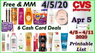 CVS 4/5/20 - 4/11/20 | 6 Cash Card Deals, Some Freebies |  Excited 4 Coupons