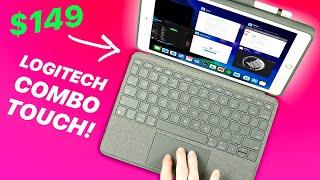 Logitech Combo Touch - Review | BEST Keyboard Case with Trackpad for iPad 7th generation + Air?!