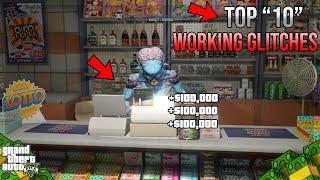 *TOP 10* Gta5 Online Working Glitches!!! (Money,Godmode,Game breaking!)