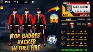 24kGoldn - Mood ❤️ Top 3 Badges Hacker - Free Fire || This Guy Purchase 10,00,000 Badges 