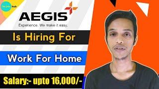 work from home || Aegis bpo is hiring for work from home job || bpo jobs || jobs in Kolkata .