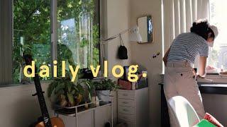 (daily vlog) vlogging in korean, studying for midterms, new coffee tools + redesigning my website!