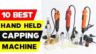 Top 10 Best Hand Held Capping Machine in 2021 | Portable Hand Held Electric Bottle Capping Machine