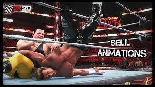 Top 10 Epic Sell Animations - WWE 2K20