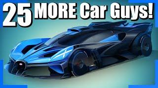25 MORE Types of Car Guys in 10 Minutes!