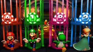 Mario Party The Top 100 MiniGames - Mario Vs Luigi Vs Yoshi Vs Rosalina (Master Cpu)