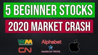 5 Stocks For Beginners To Buy In The 2020 Stock Market Crash