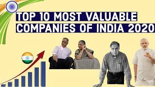 TOP 10 VALUABLE COMPANIES OF INDIA 2020.