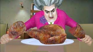 Scary Teacher 3D Version 5.4 | Roasted Turkey Failed Prank