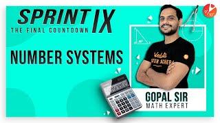 Number System Sprint IX 2020 | CBSE Class 9 Maths Chapter 1 | NCERT Solutions | Vedantu 9 and 10