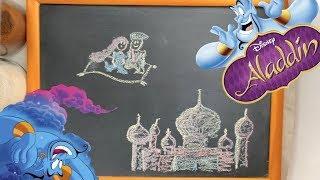 8 HOURS of Disney's Aladdin ♫ Chalk Art Lullabies for Babies