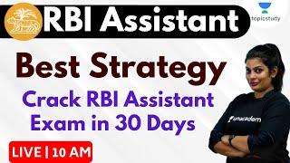 10:00 AM - RBI Assistant | English by Akanksha Ma'am | Best Strategy to Crack RBI Assist. in 30 Days