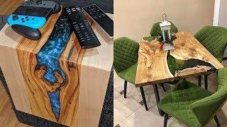 Epoxy Resin River Table MAKING FULL PROCESS 10 IDEAS with epoxy resin WOODworking projects