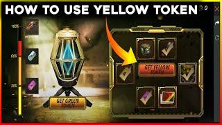 How To Use Yellow Token For Charge It Up Event | Yellow Skull Token | Free Fire New Event