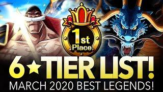 GLOBAL TIER LIST! Best Legends March 2020! (ONE PIECE Treasure Cruise)
