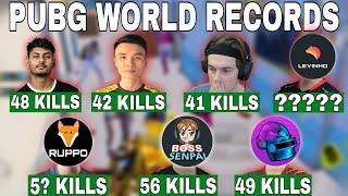 PUBG WORLD RECORDS TOP 10 YOUTUBERS | TACAZ PANDA LEVINHO DYNAMO RUPPO SEVOU DWOZ MORTAL Boss SenPai