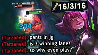 Tarzaned experiences his first JUNGLE DIFF