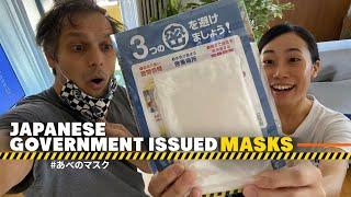 Japan’s Government Issued Coronavirus Mask Unboxing 