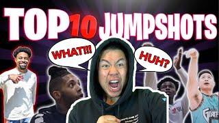 Reacting To The Top 10 BEST BASKETBALL YOUTUBER JUMPSHOT!