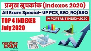 Top Indexes of July 2020 || प्रमुख सूचकांक 2020 || Rankings of INDIA in Latest INDEXES 2020