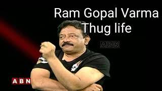 RGV Thug life with highlighted latest top 10 punches