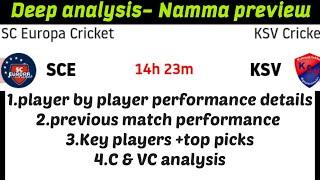 SCE VS KSV CRICKET PREDICTION IN TAMIL