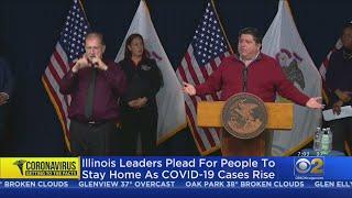 Illinois Leaders plead For People To Stay Home As COVID-19 Cases Top 10,000