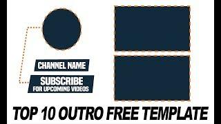 Top 10 Best End Screen Outro Template in 2019 | Free After Effects Templates #6