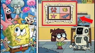 Top 10 HIDDEN Easter Eggs in Cartoon Shows! (SpongeBob, The Loud House, Fairly Odd Parents)